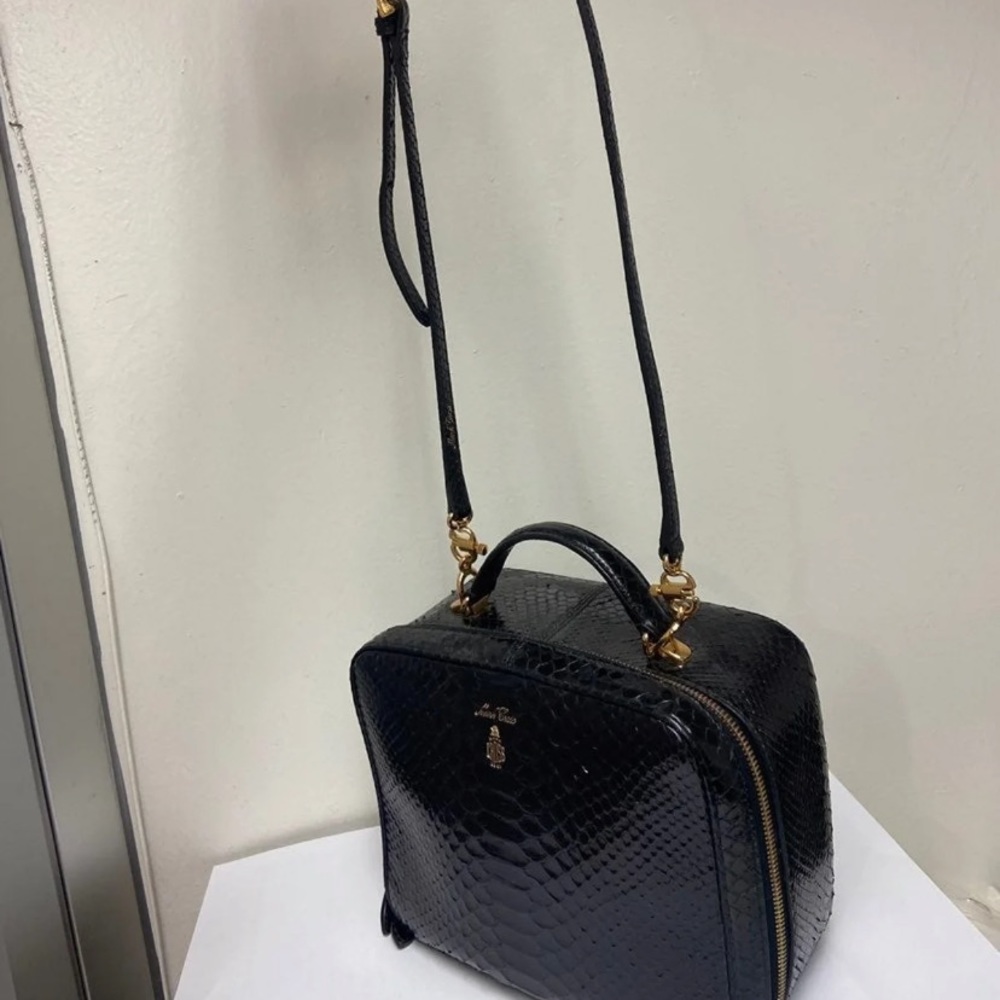 Mark Cross Laura Python HandBag - Picture 5 of 12